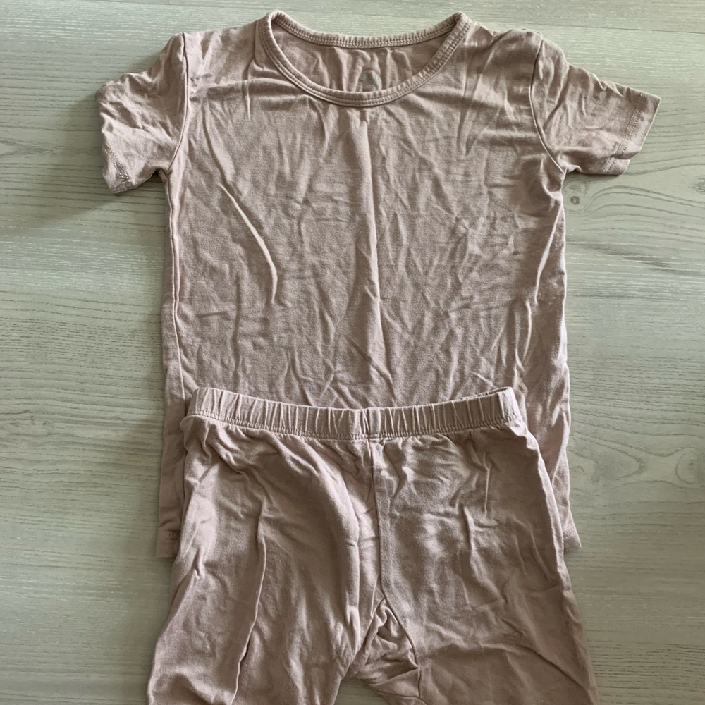 Kytebaby Pink Short Sleeve Pajama Set